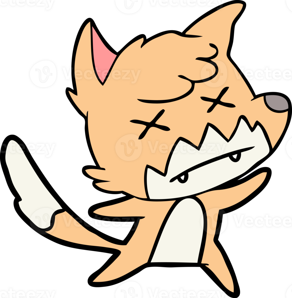 cartoon dead fox png