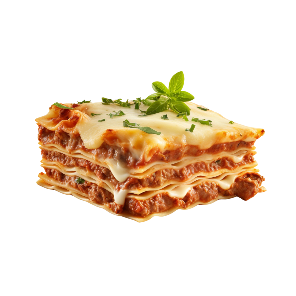 AI generated Lasagna clip art png