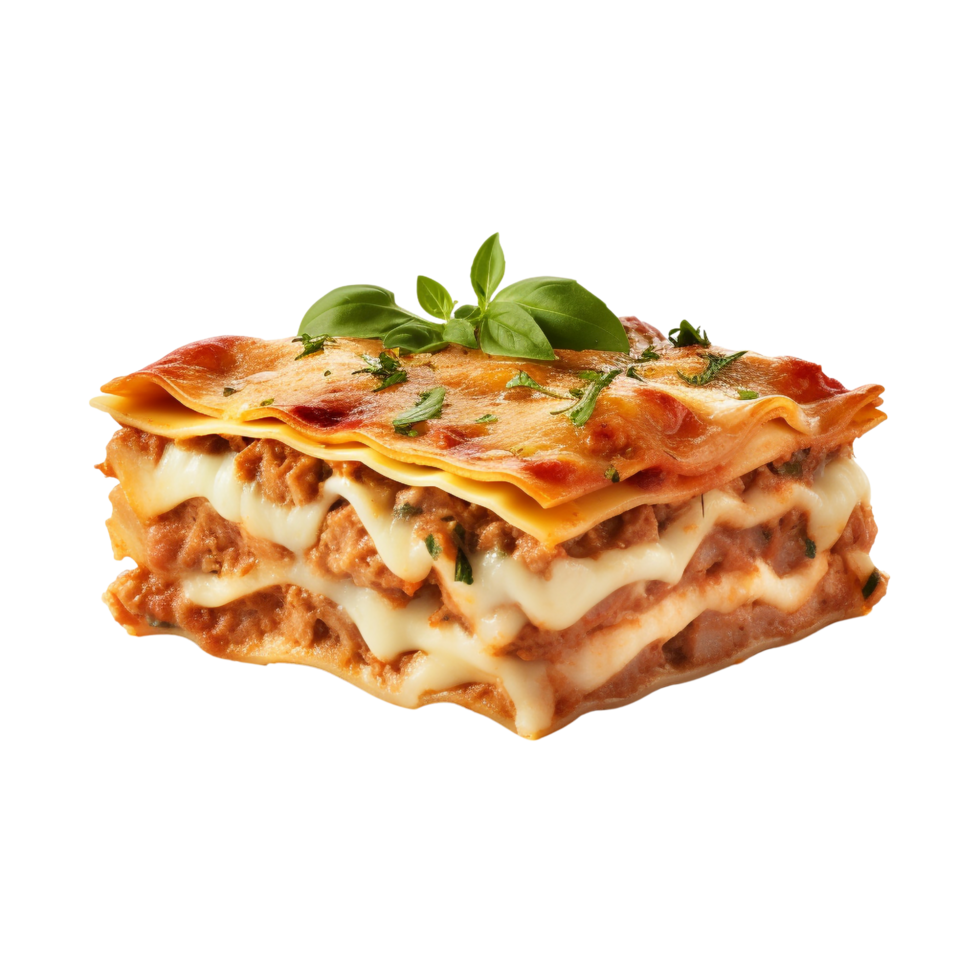 AI generated Lasagna clip art png
