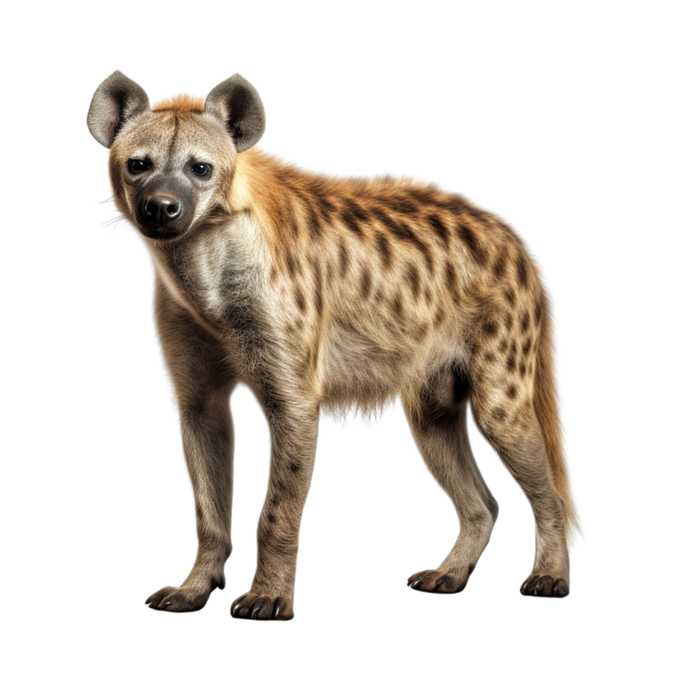AI generated Hyena clip art png