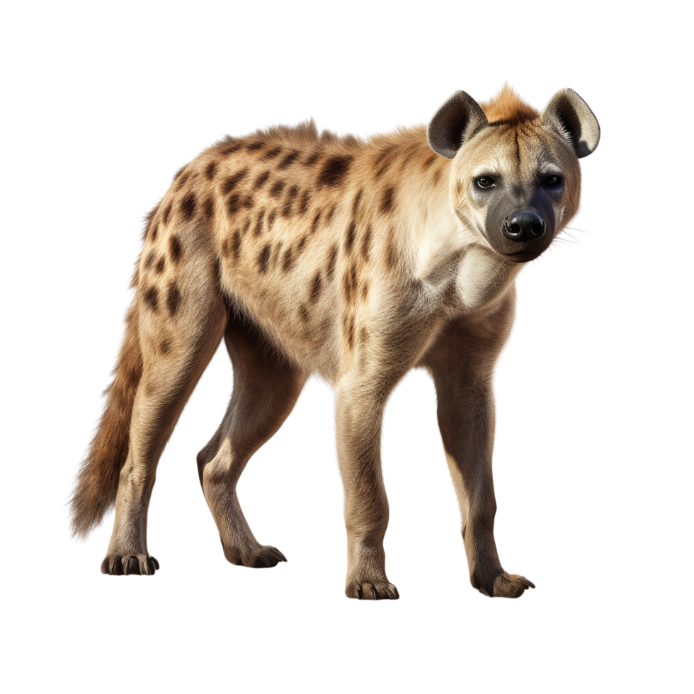 AI generated Hyena clip art png