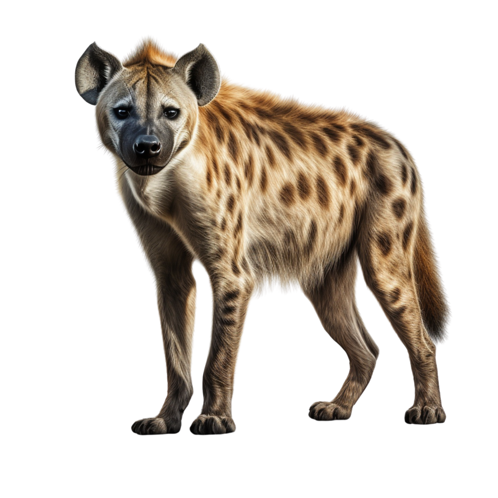 AI generated Hyena clip art png