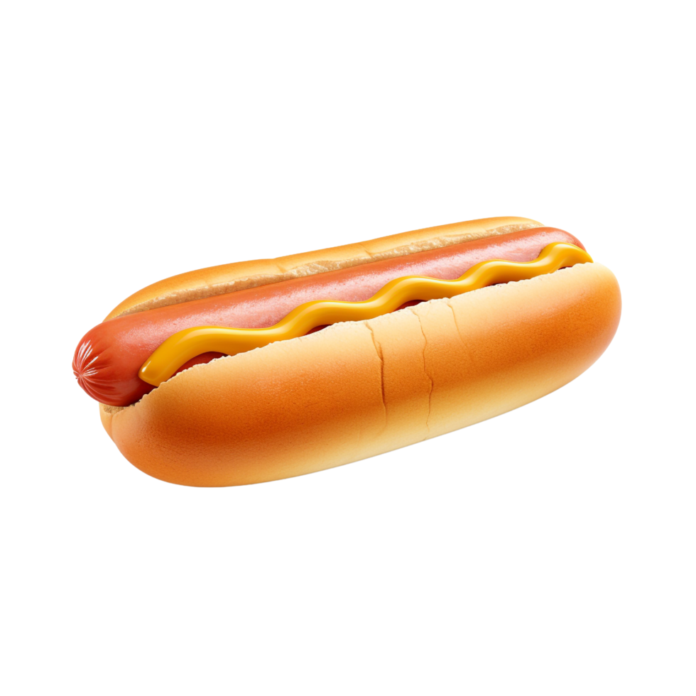 AI generated Hot dog clip art png