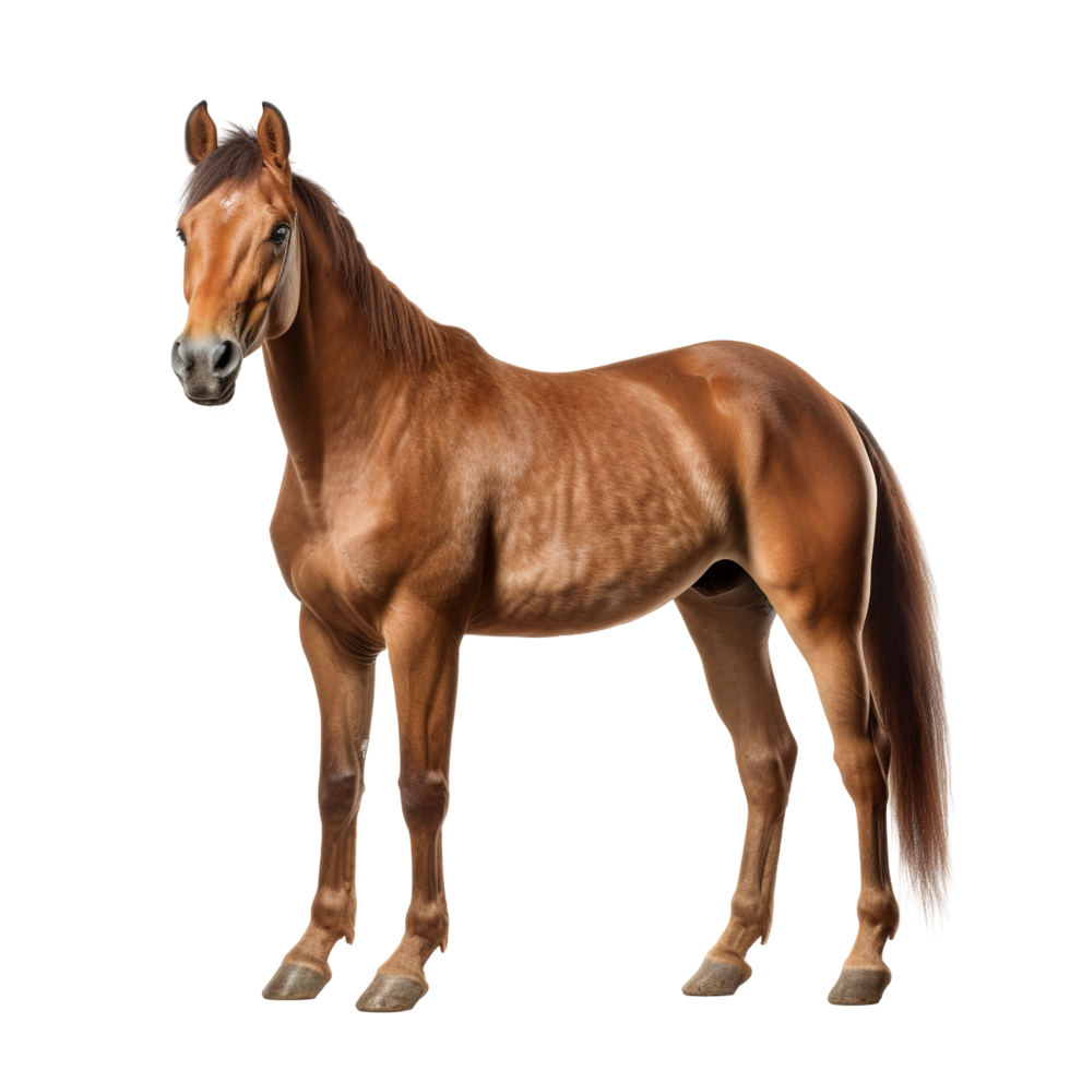 ai généré cheval agrafe art png