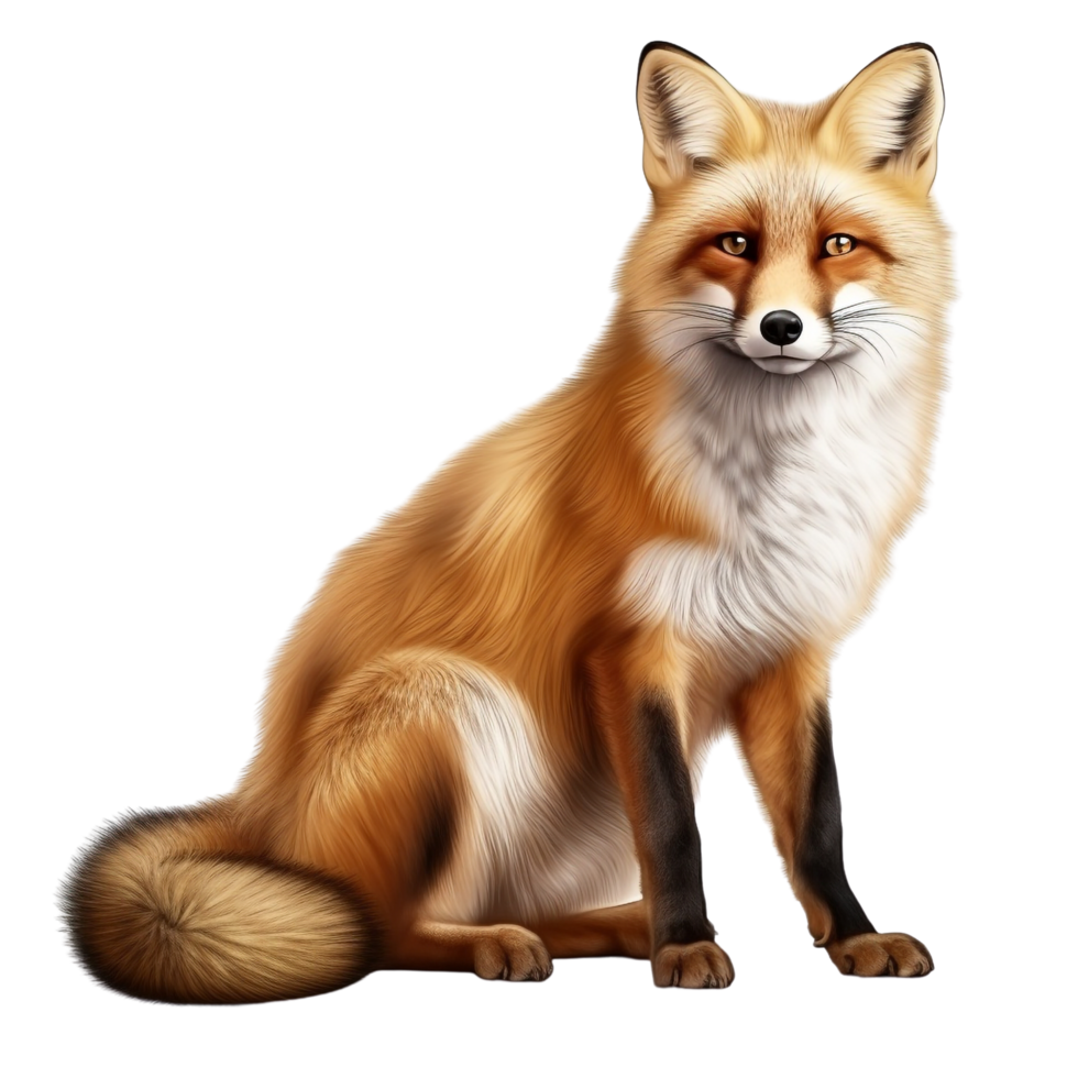 AI generated Fox clip art 39853165 PNG