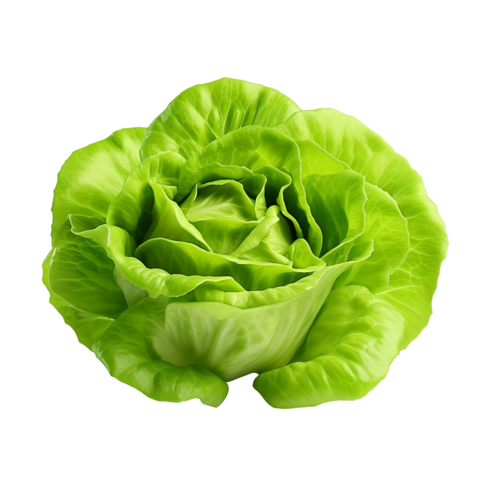 AI generated Green lettuce clip art png