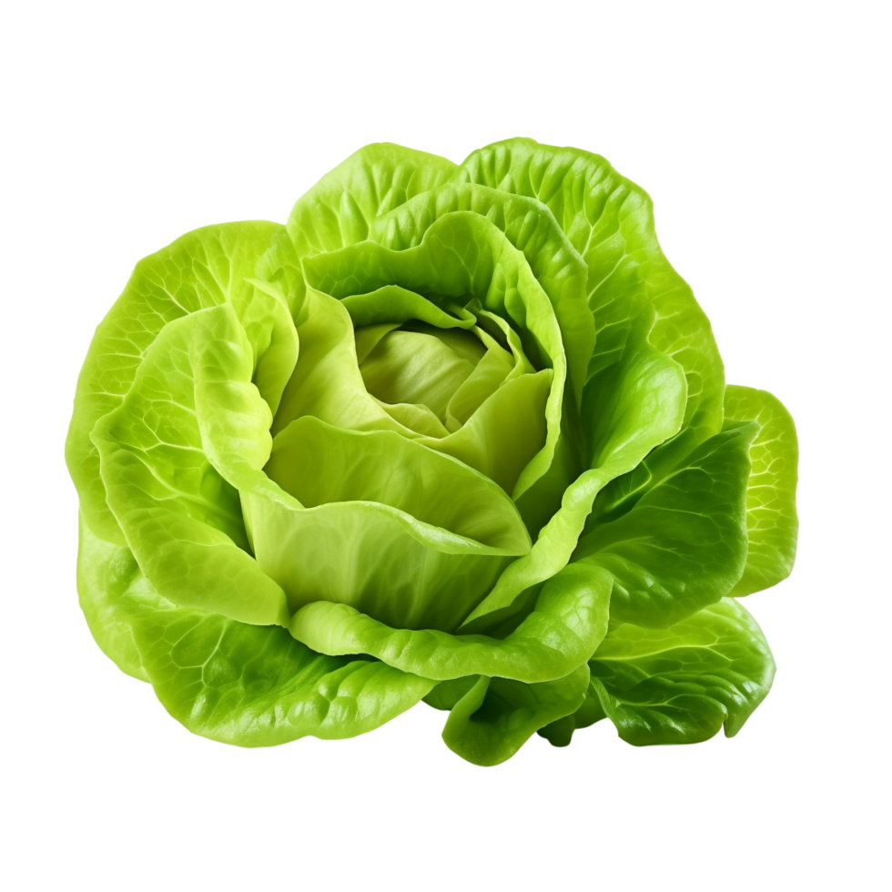 AI generated Green lettuce clip art png