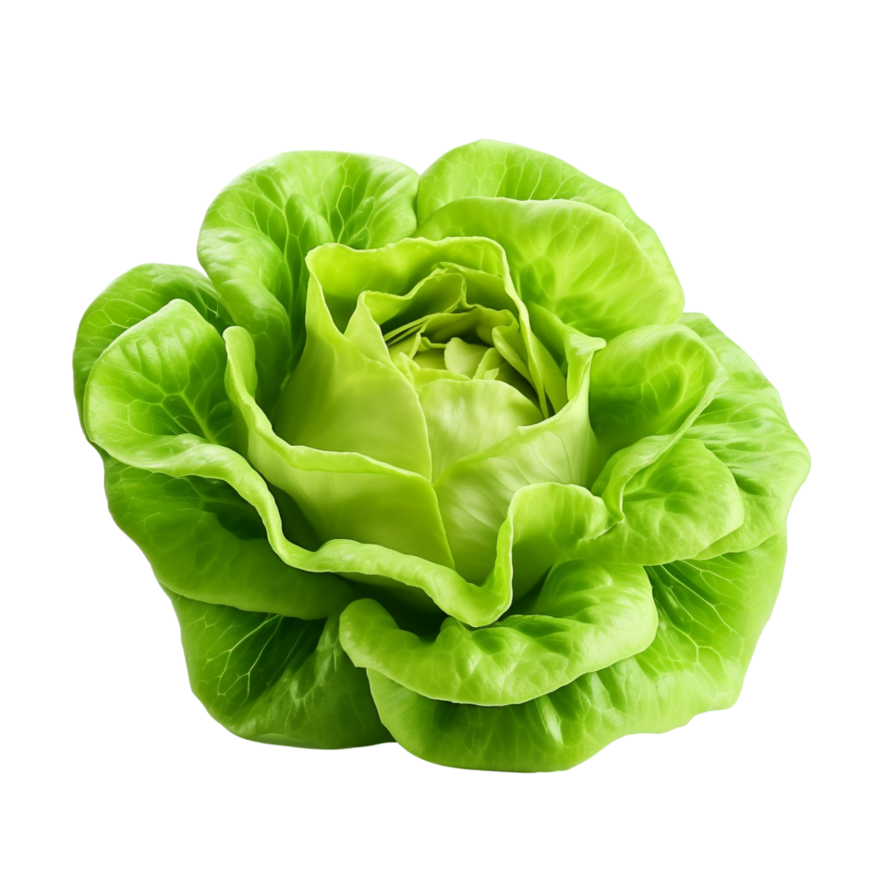 AI generated Green lettuce clip art png