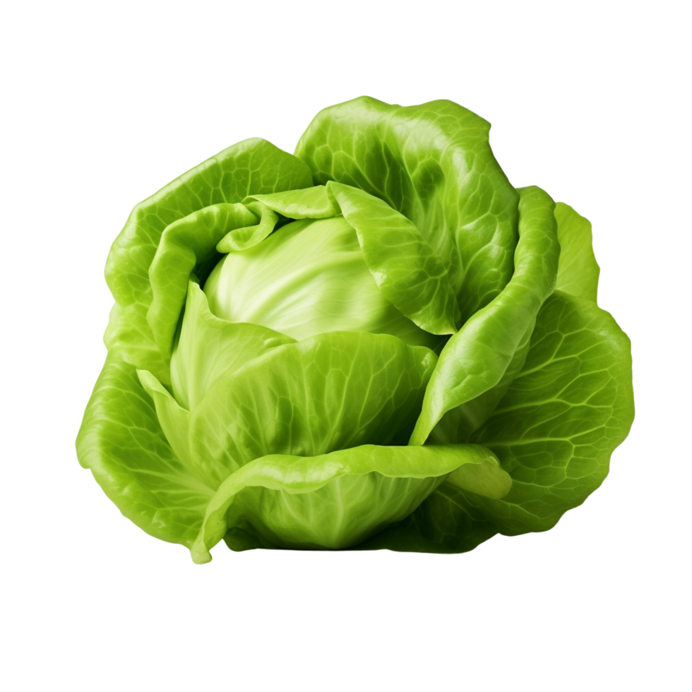 AI generated Green lettuce clip art png