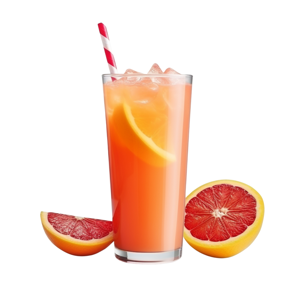 ai généré fruit jus agrafe art png