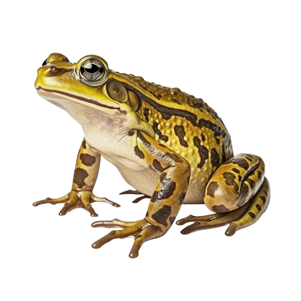 ai généré grenouille agrafe art png