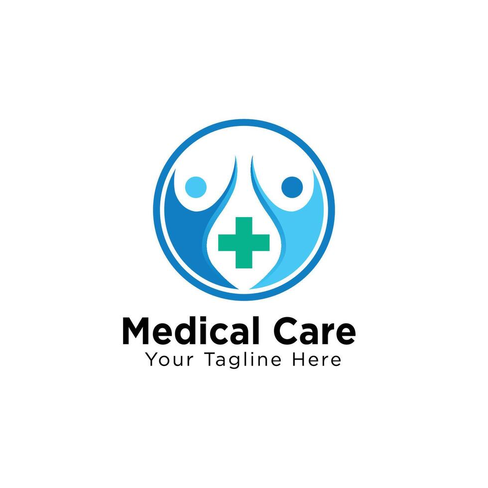 Medical care logo vector