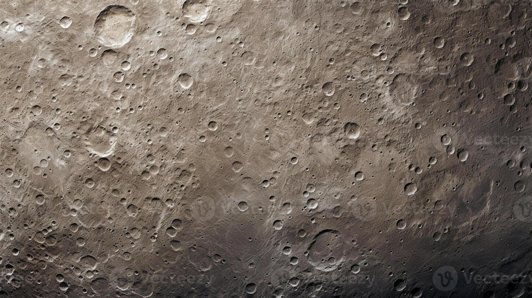 AI generated Planetary Terrain Mercury Texture with Abstract Background photo