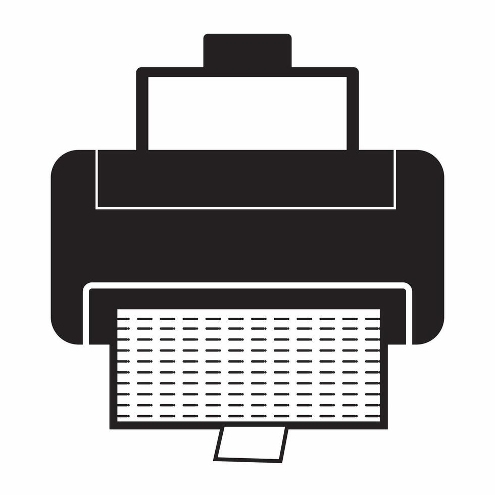 Printer vector icon illustration eps