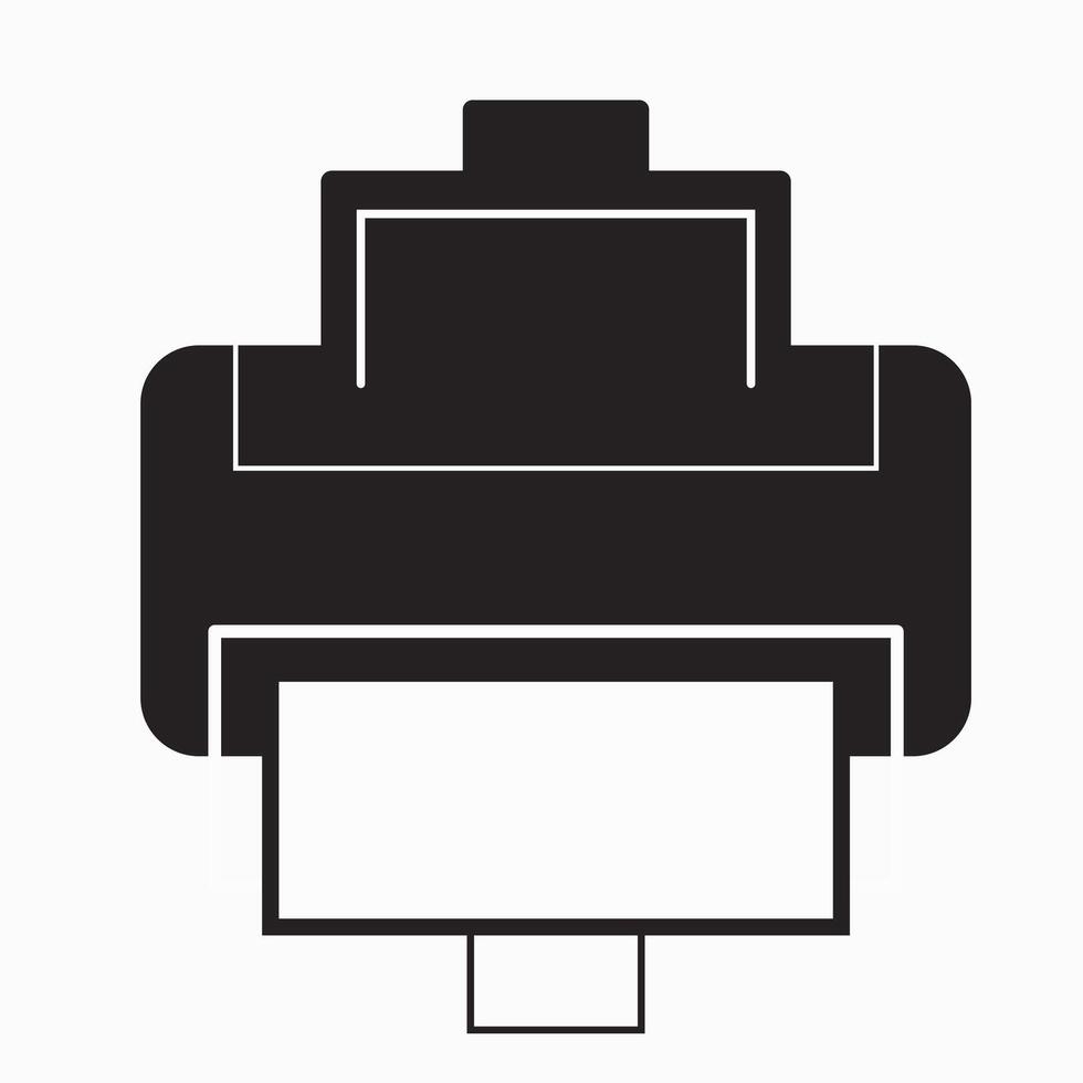 impresora vector icono ilustración eps
