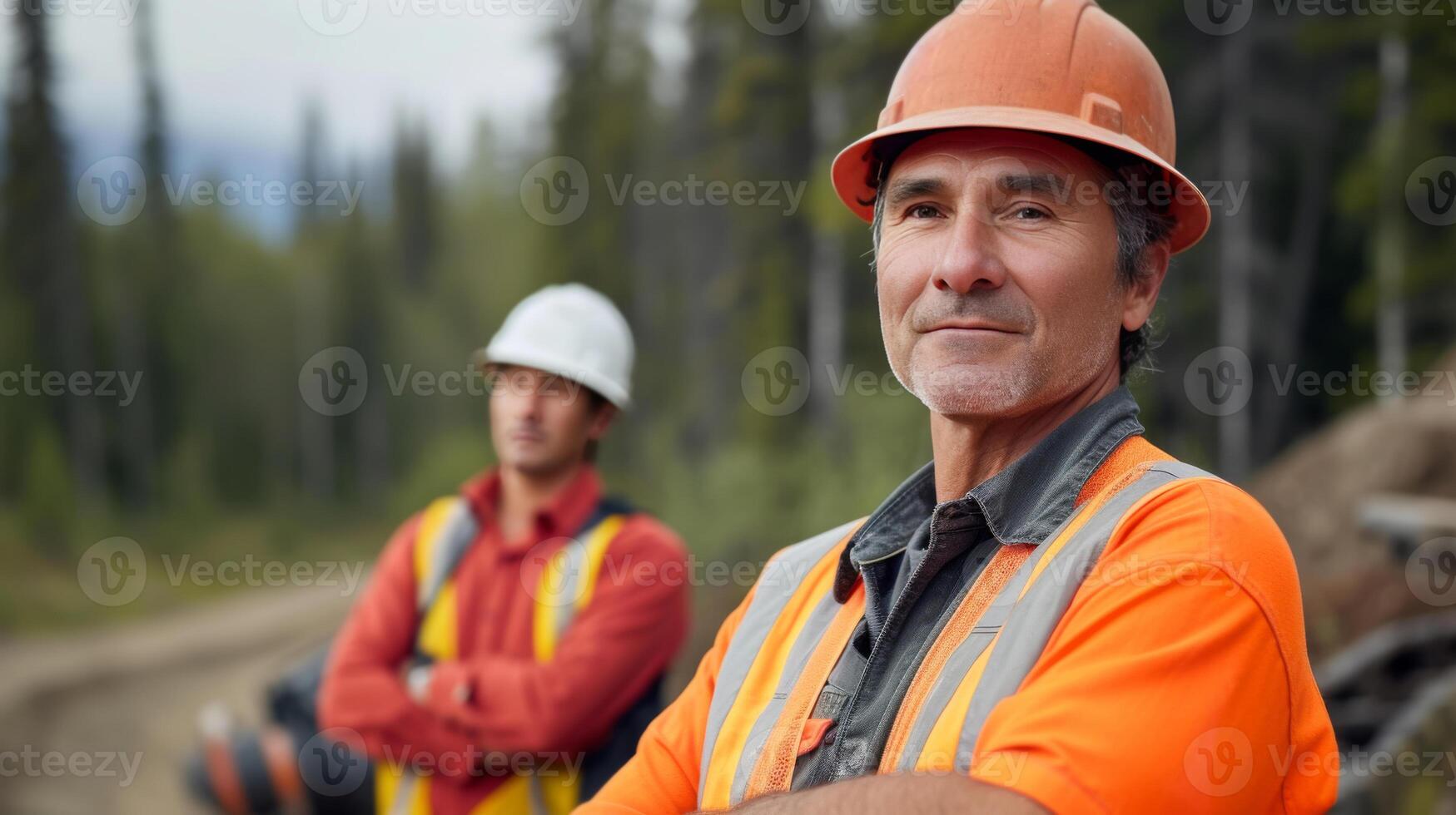 AI generated Sustainable Resource Management Practices Developed by Indigenous Communities and Mining Engineer photo