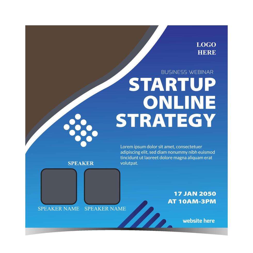 Startup Online Strategy vector