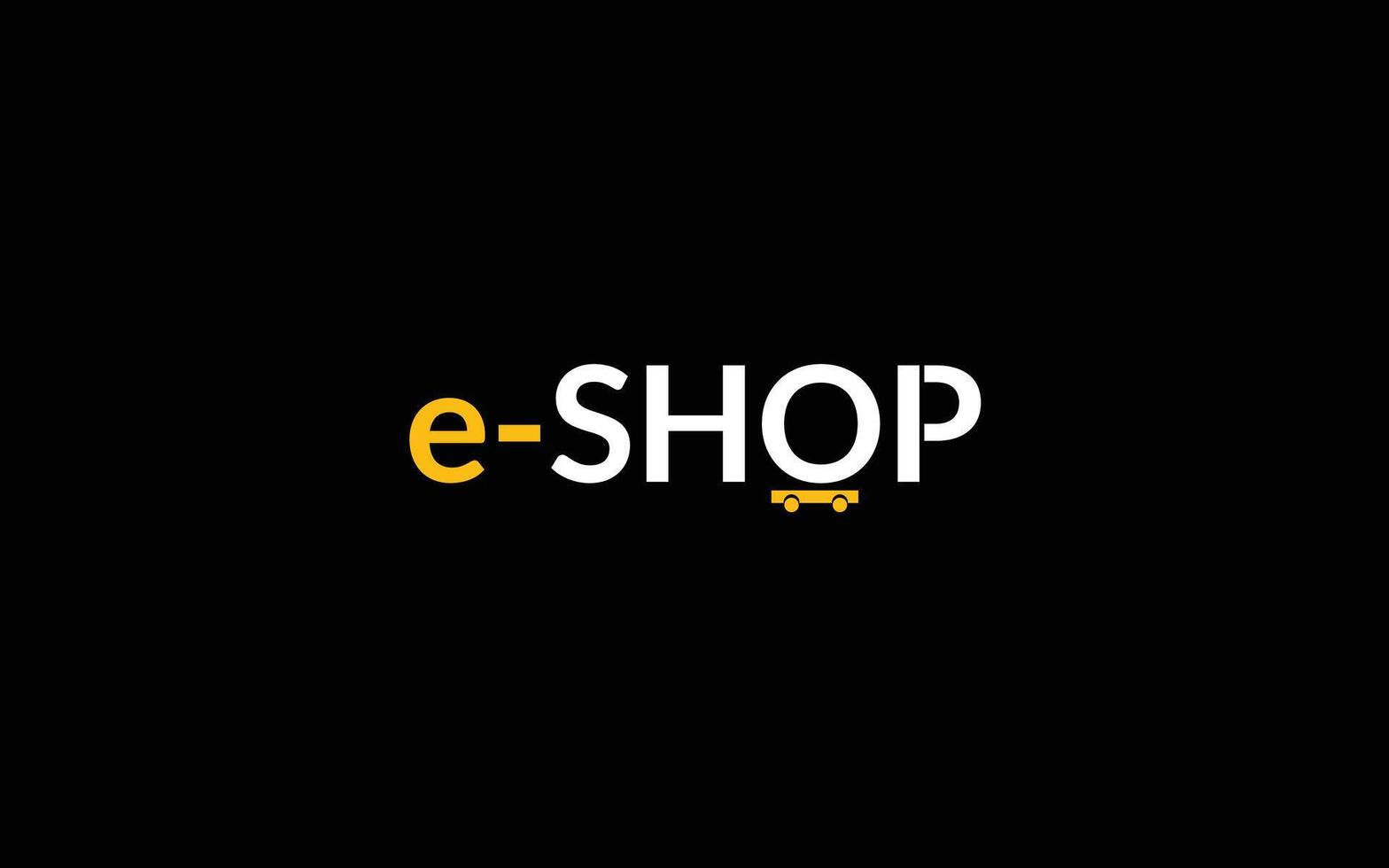 Ecommerce logo template design online shopping logo vector