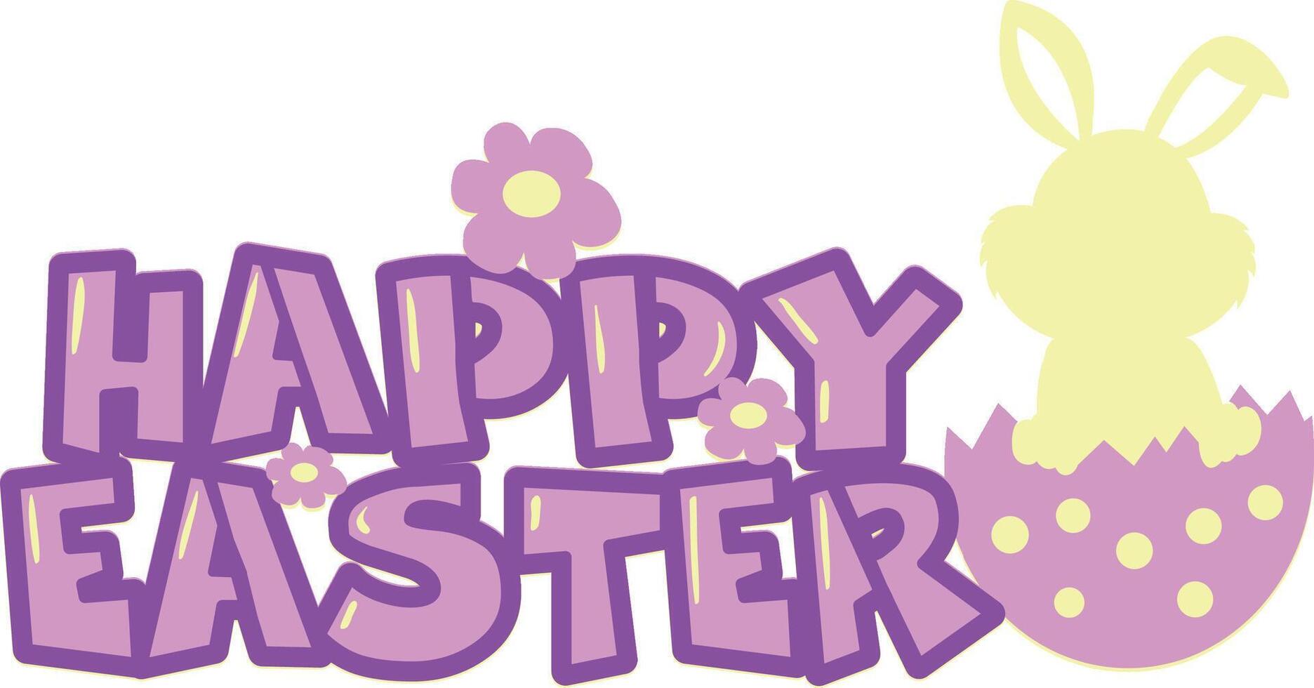 Happy Easter Multilayer Panel vector