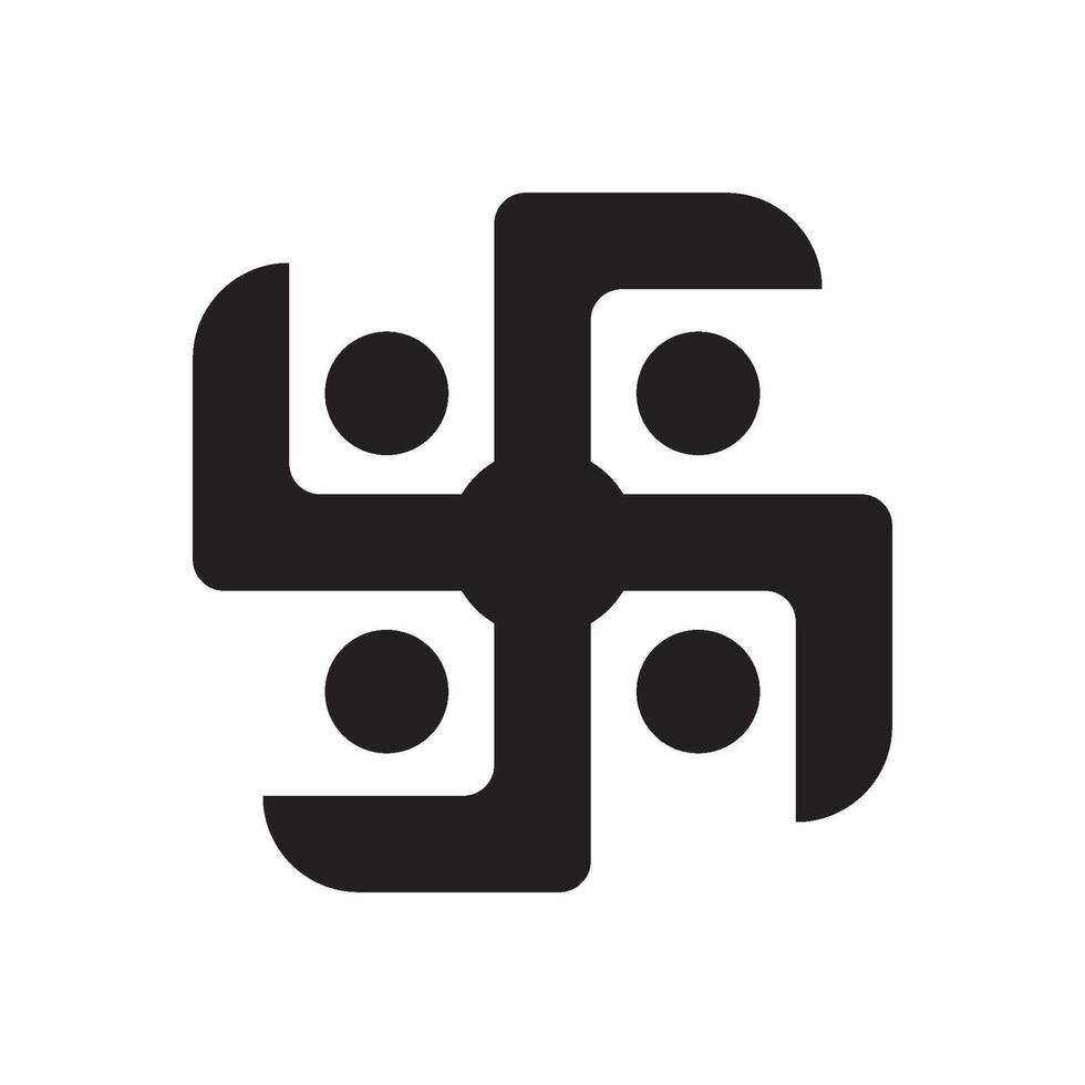 Swastika icon vector illustration symbol design