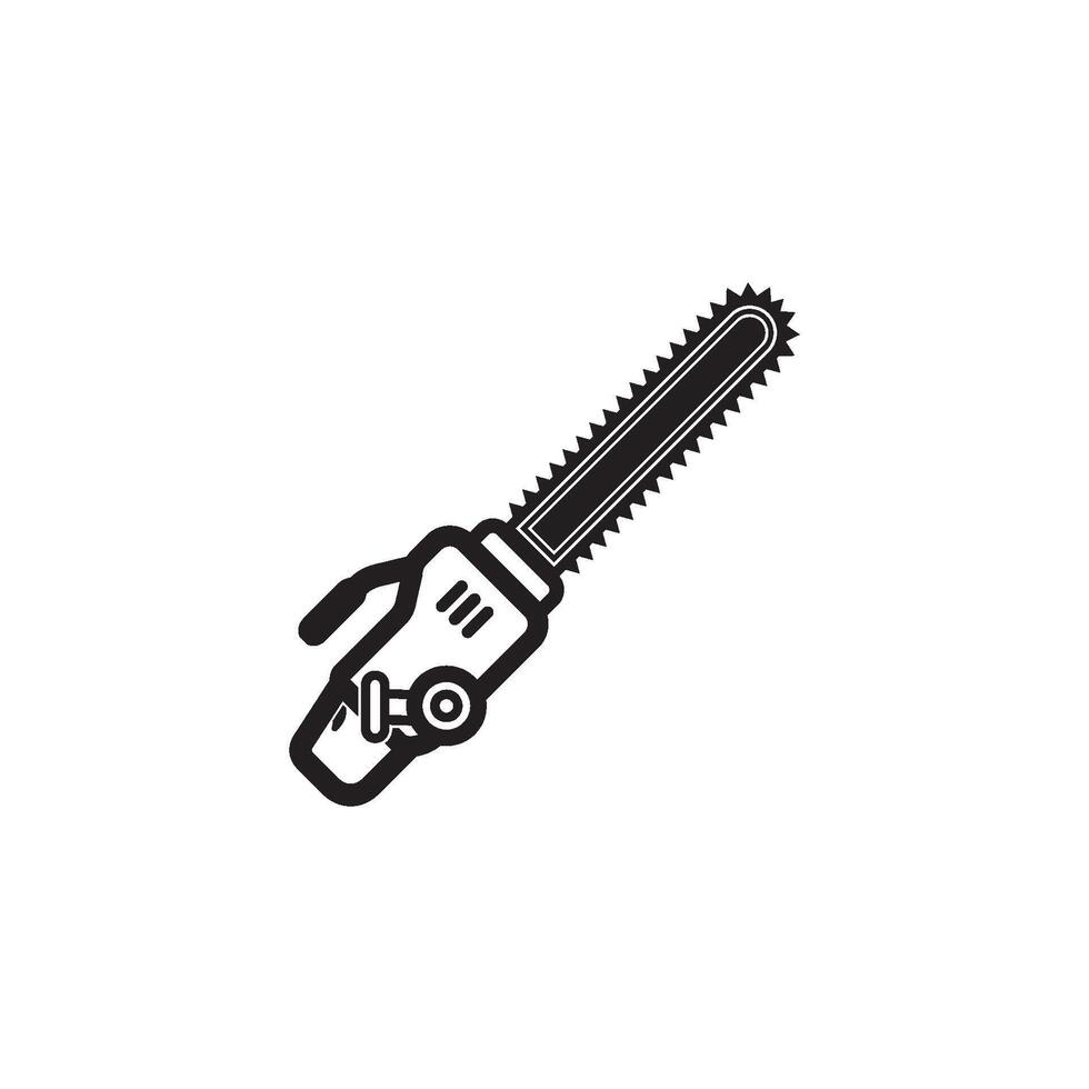 Wood saw machine icon, vector illustration template design