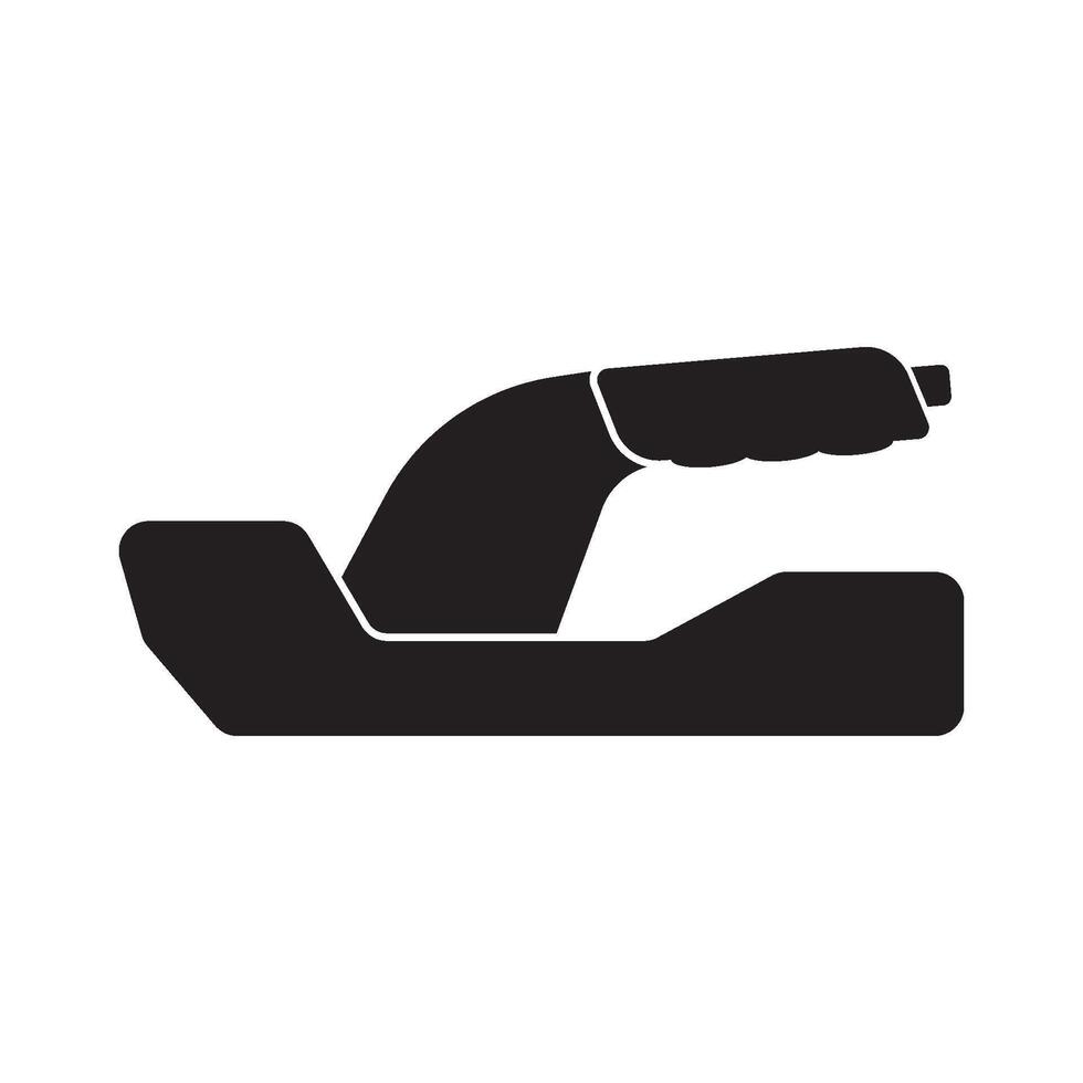 Vector car handbrake icon logo vector design template
