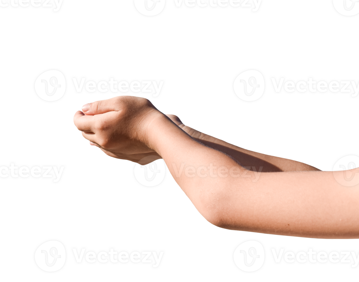 Child hand hope isolated on transparent background. PNG File
