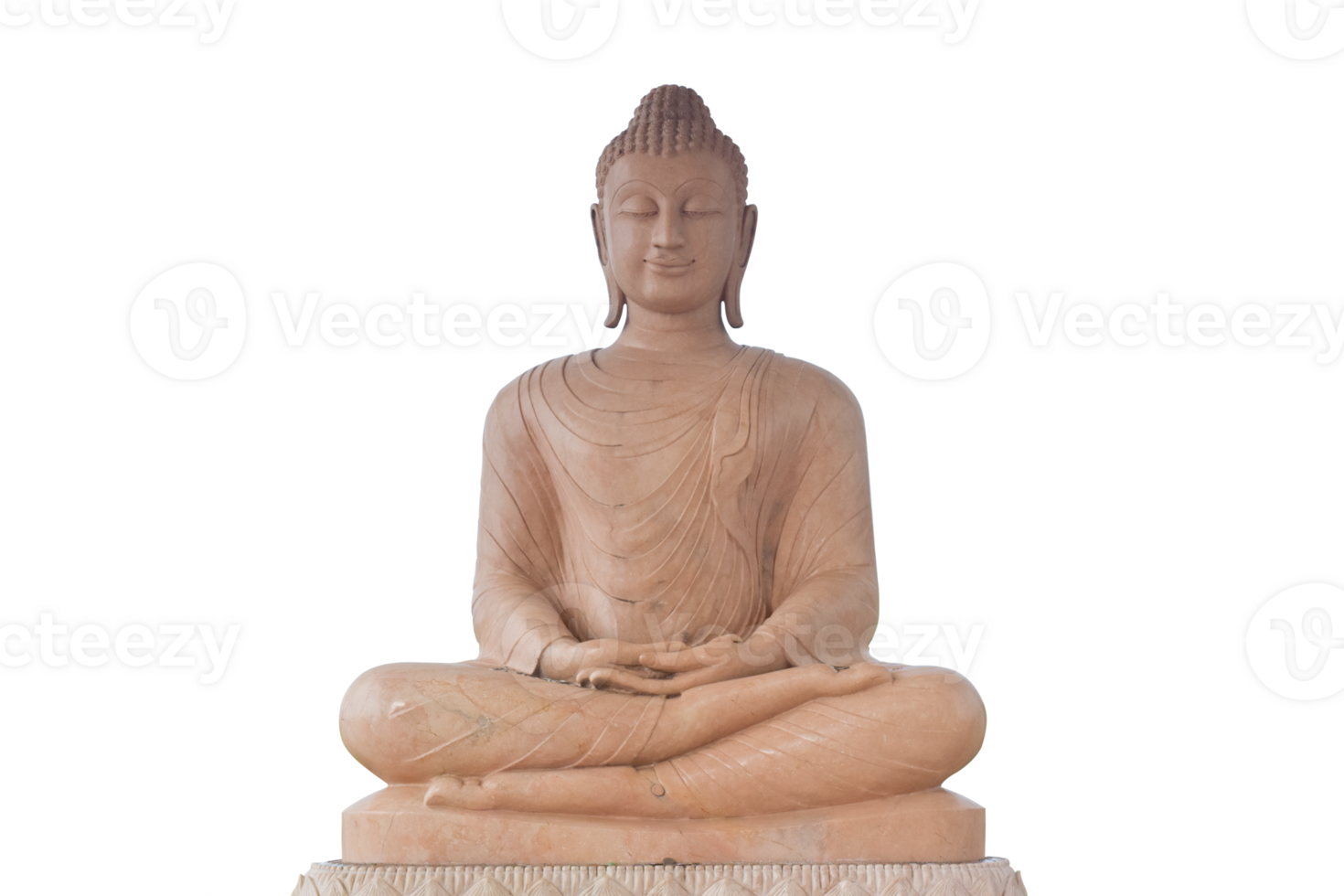 Buddha isolated on transparent background. PNG File