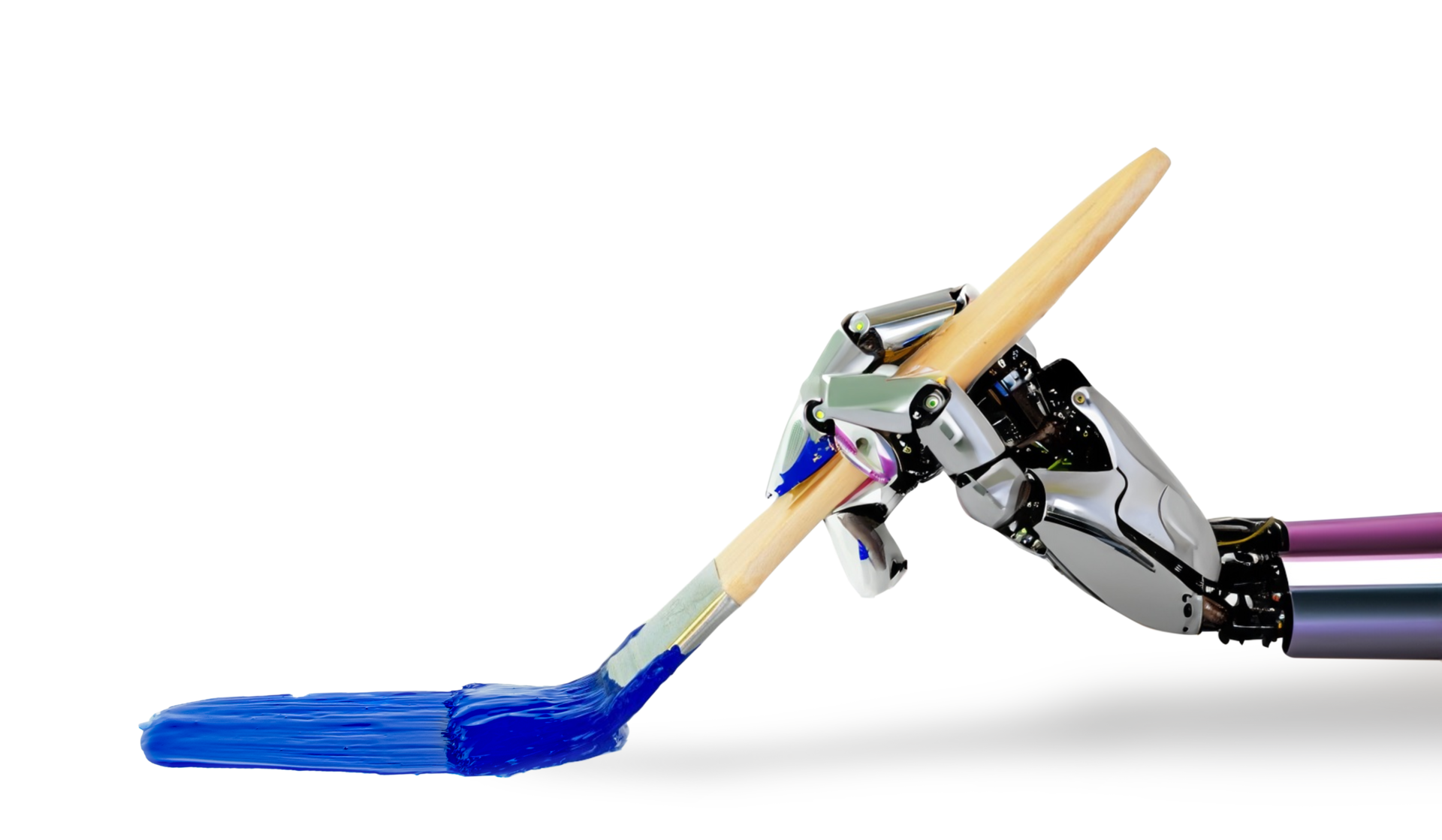 Ai Generated Hand Robot Holding Paint Brush Blue 39858676 Png Ai Generated Hand Robot Holding Paint Brush Blue 39858676 Png
