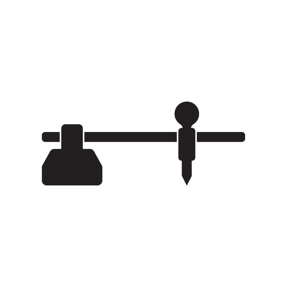 vaso cortador icono, vector ilustración diseño