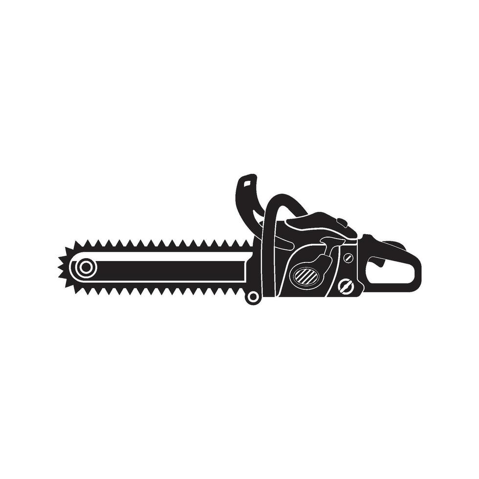 Wood saw machine icon, vector illustration template design