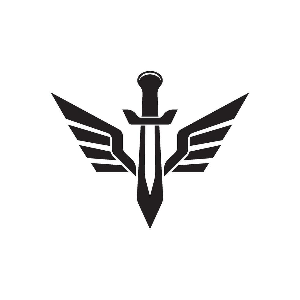 Set of swords logo template vector icon illustration design