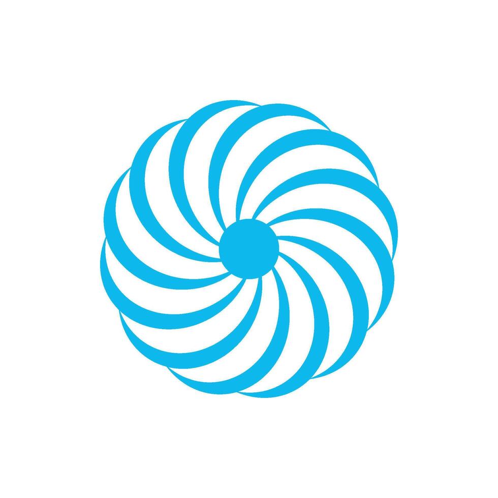 Fan logo icon, vector illustration template design
