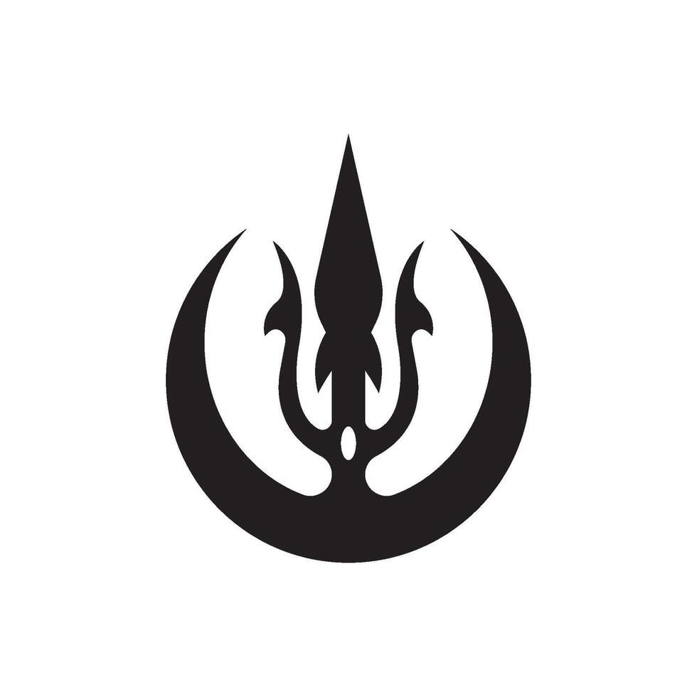 Spear logo icon,design vector illustration template