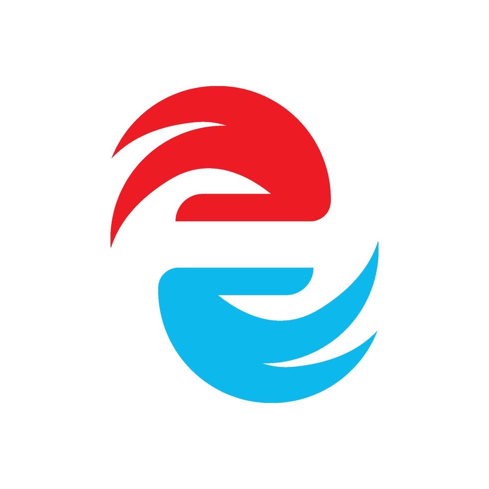 Fan logo icon, vector illustration template design