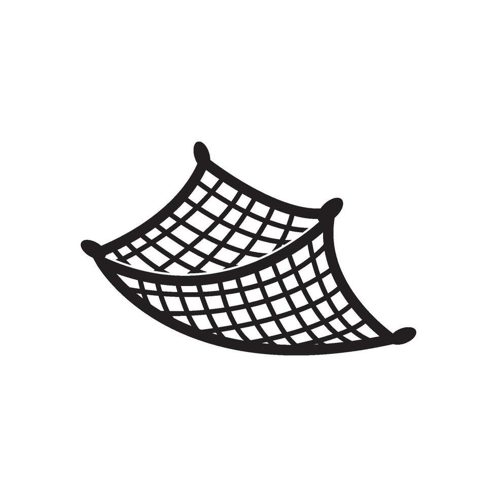 fishing net icon vector illustration template design