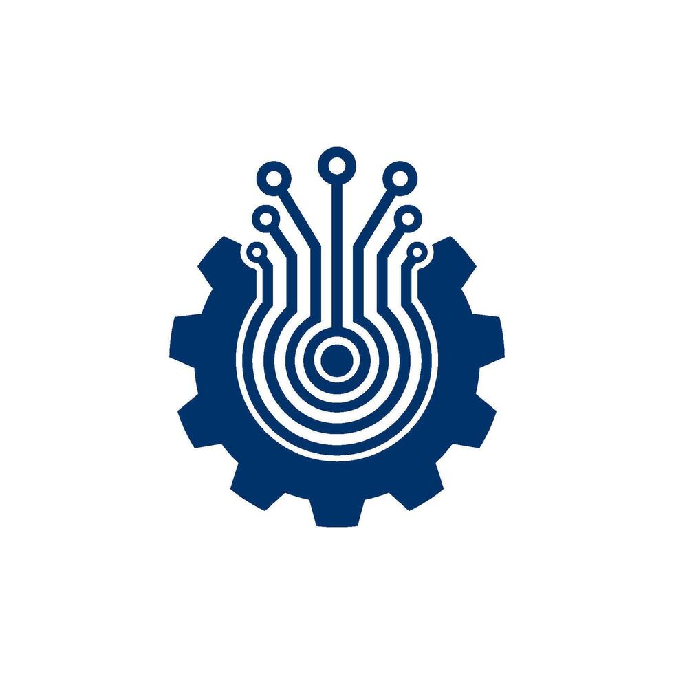 Vector Logo Technology concept illustration design