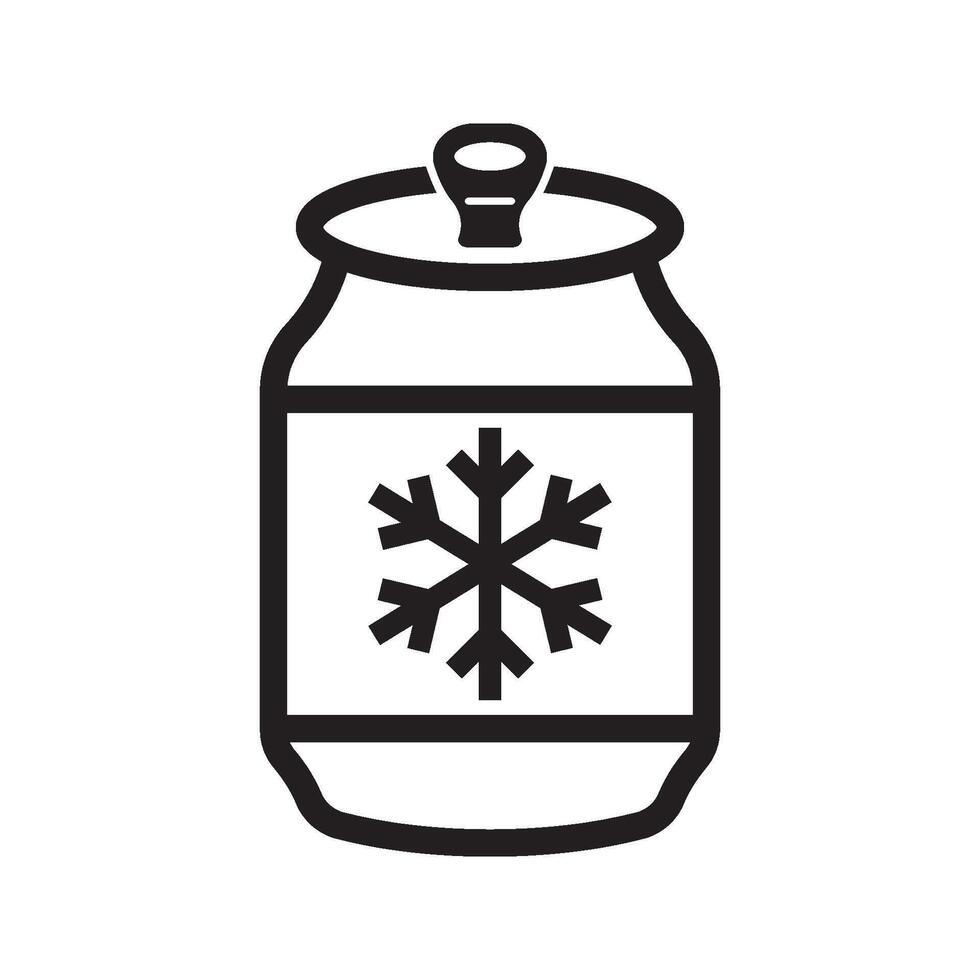 Cold bottle drink logo icon,design vector illustration template