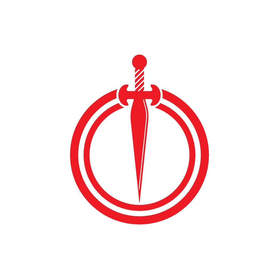 Set of swords logo template vector icon illustration design