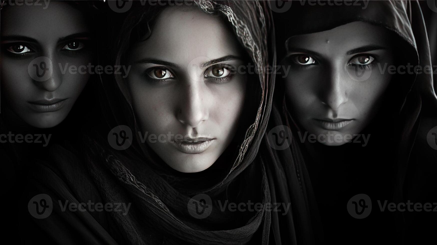 AI generated Beautiful Arab women photo