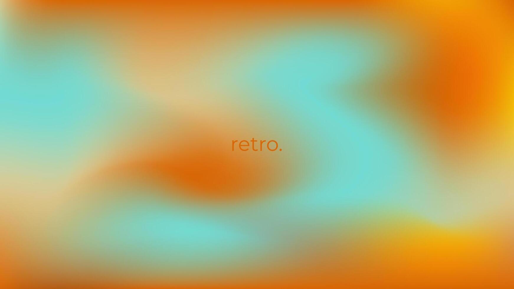Abstract blurred gradient background in retro style colors. For covers, wallpapers, branding, social media, business cards and more vector