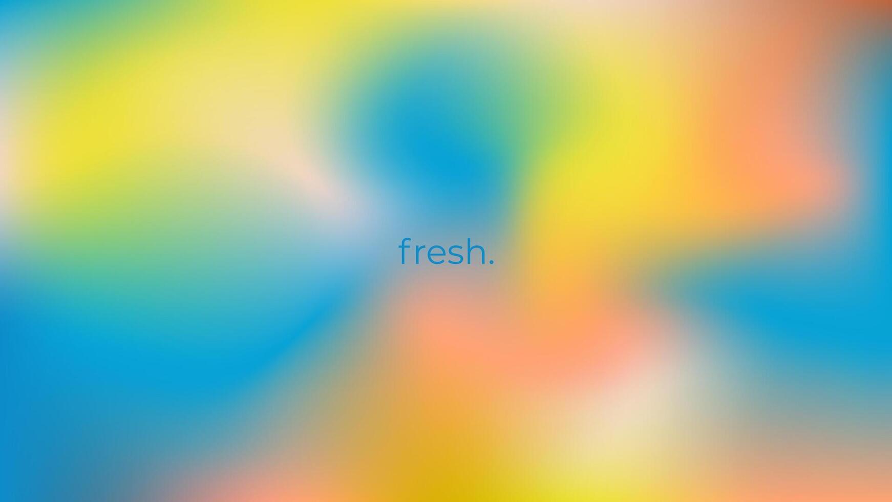 Abstract blurred gradient background in fresh bright colors. For covers, wallpapers, branding, social media, business cards and more. vector
