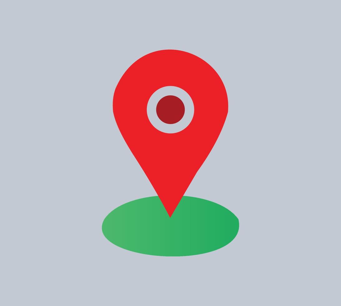 Map pointer icon. Location, pin, gps. vector illustration