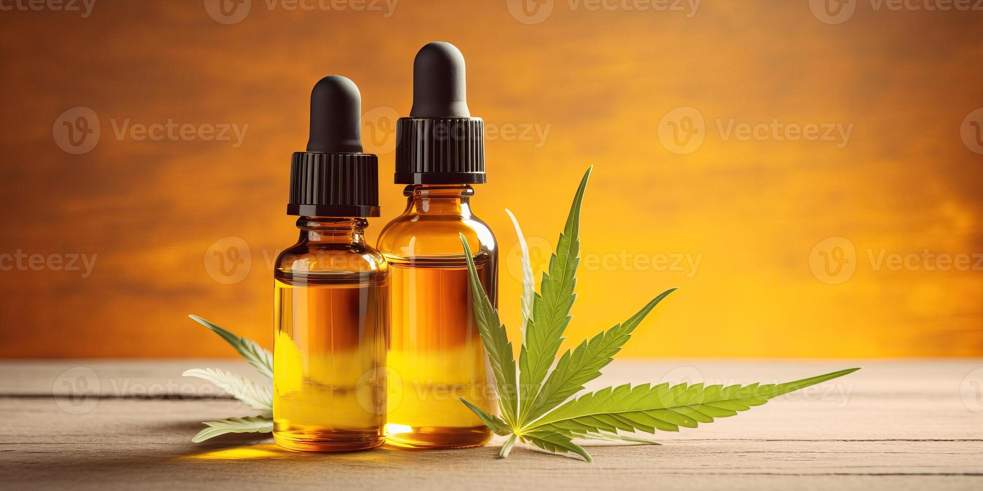 AI generated A full spectrum CBD oil dropper bottle for a e commerce store, natural cbd hemp extract. Natural photo