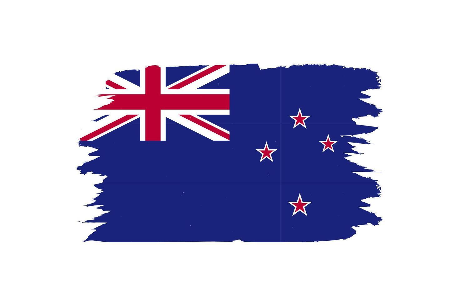 new zealand flag in vector design