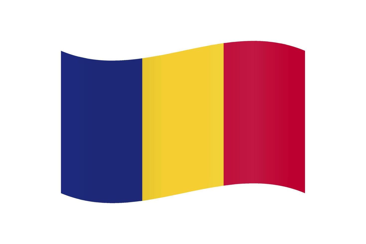 Official vector flag of Romania