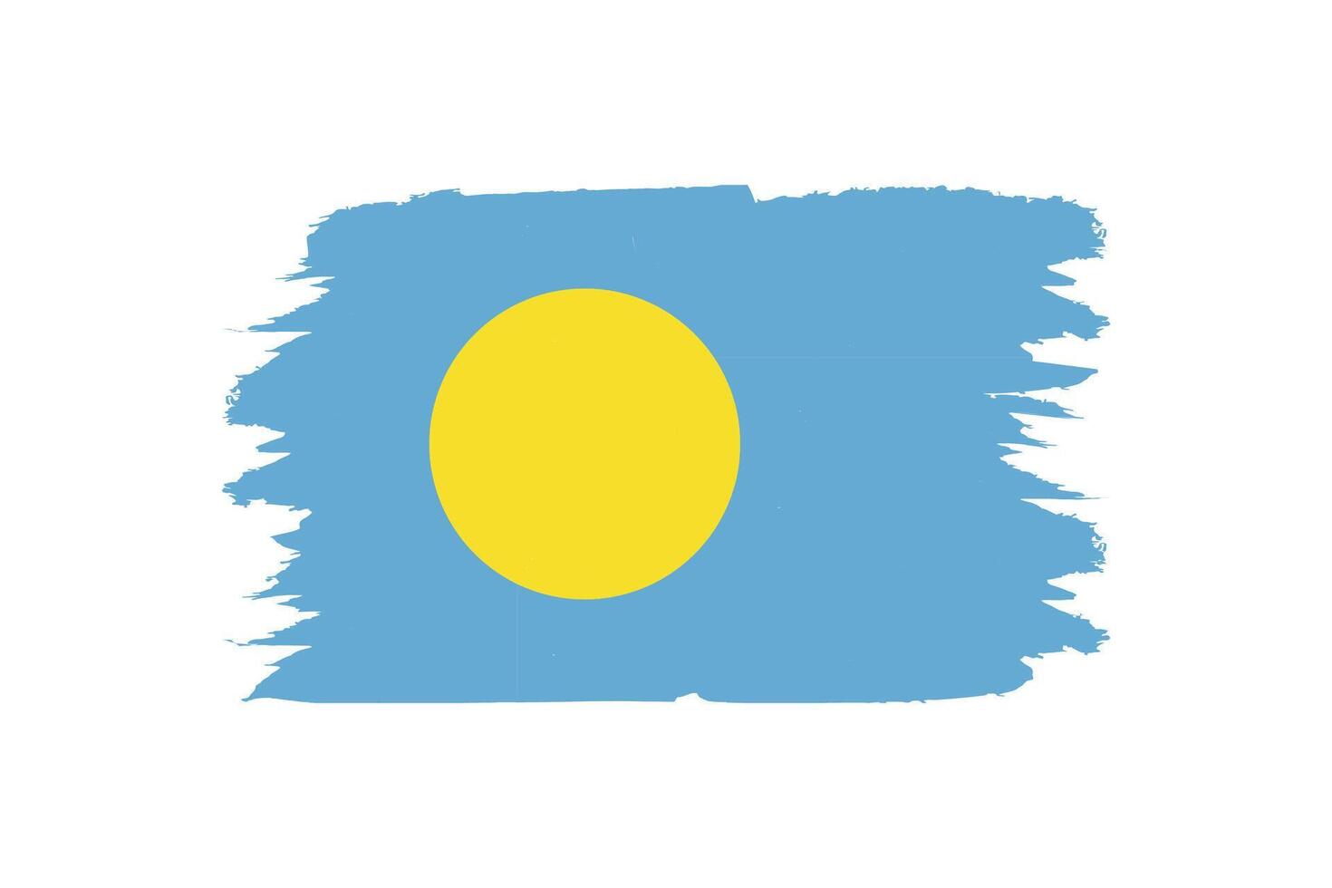 Official vector flag of Palau
