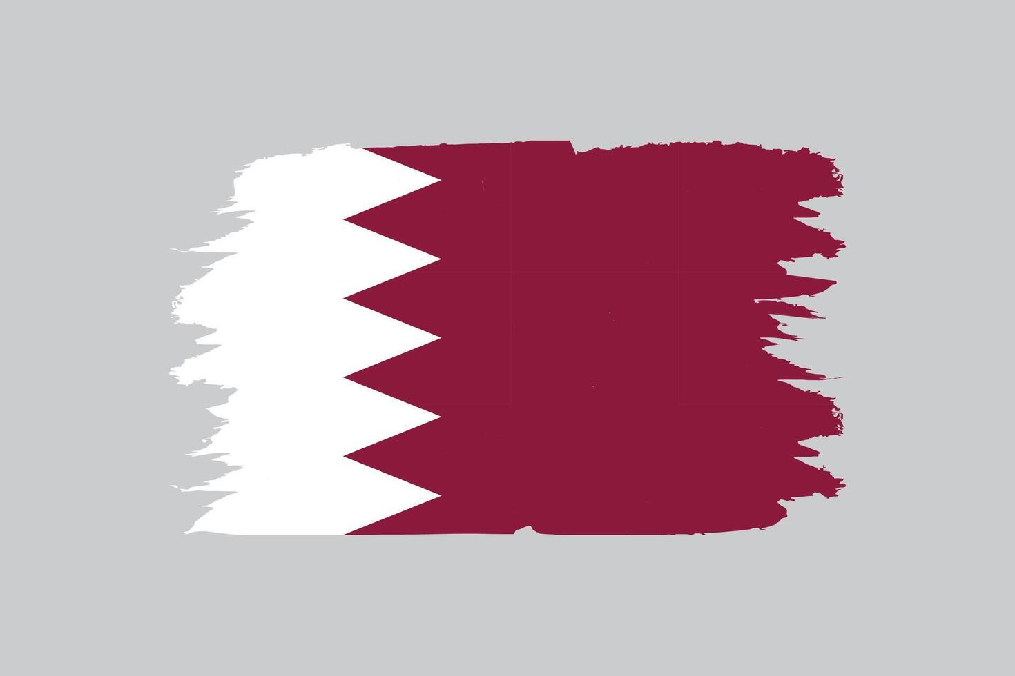 Official vector flag of Qatar