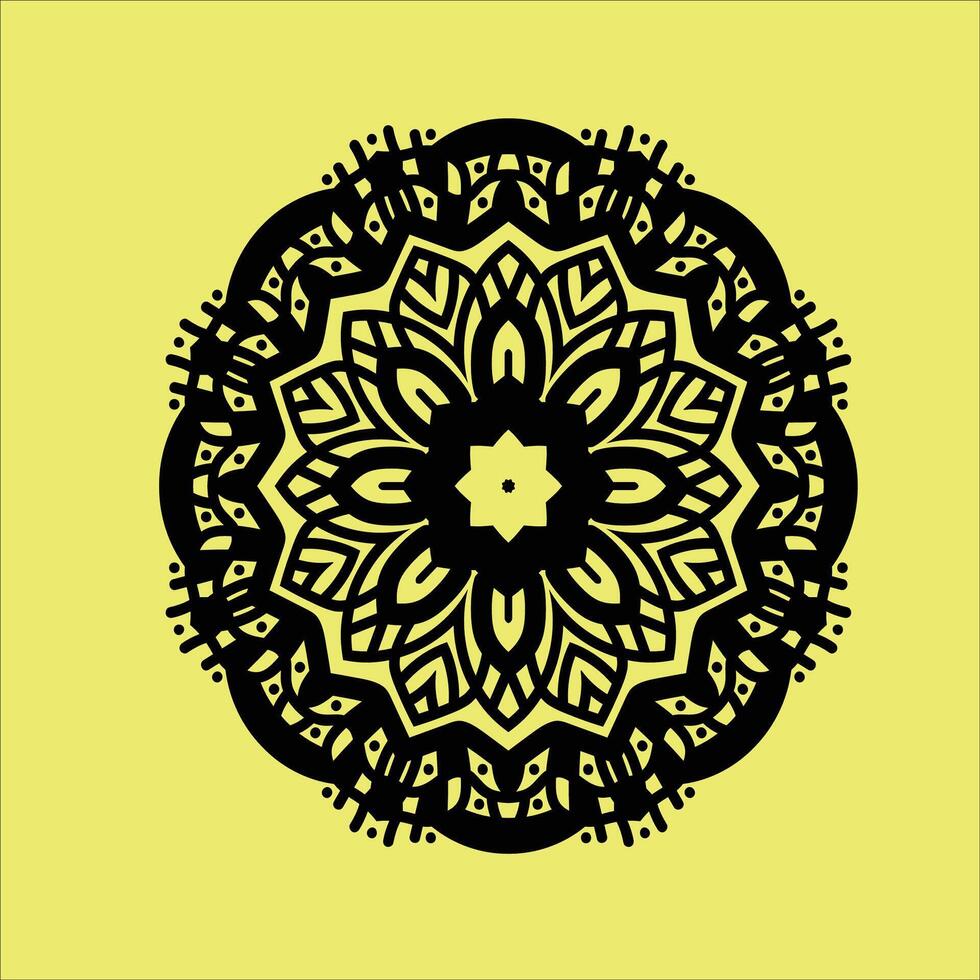 Mandala ornament illustration, Folk art, Mandala with floral patterns, Islam, Arabic, Indian, ottoman motifs. wallpaper, pattern fills, surface textures. vector