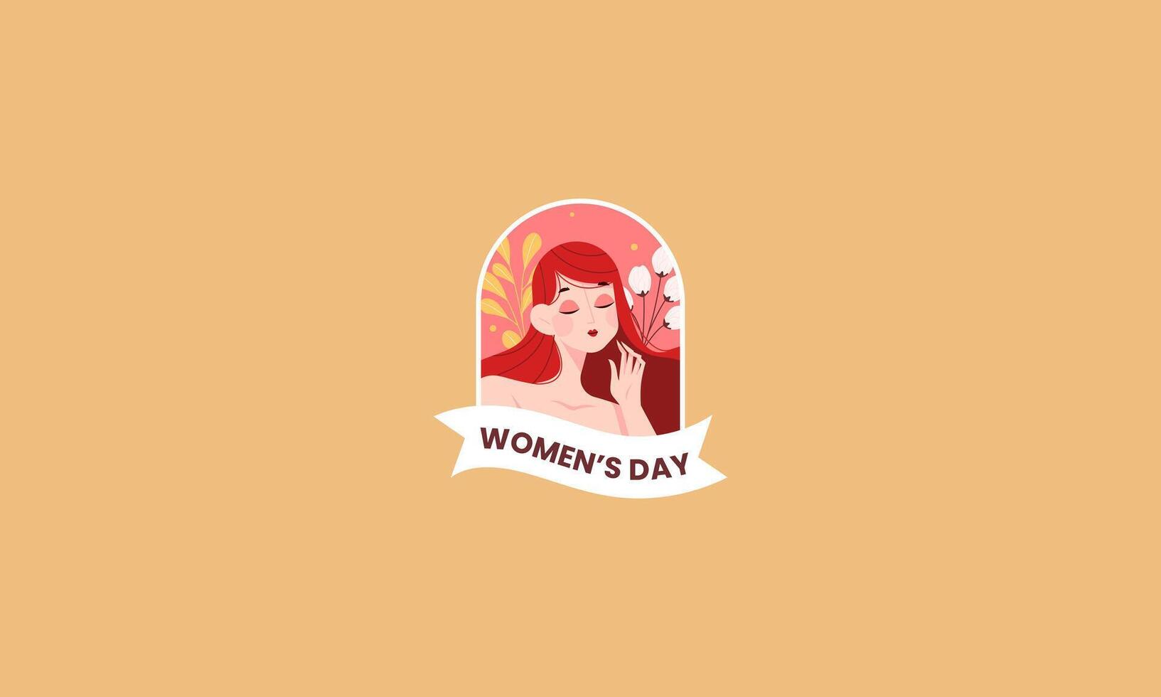 mujer día vector ilustración plano diseño